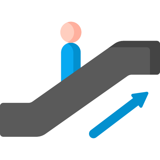 Escalator up